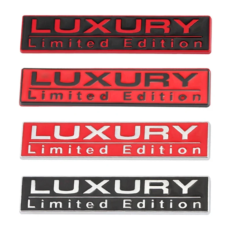 LUXURY Limited Edition Car Rear Trunk Emblem Sticker for Honda Civic City VW Passat POLO Suzuki Swift SX4 Body Badge Decal