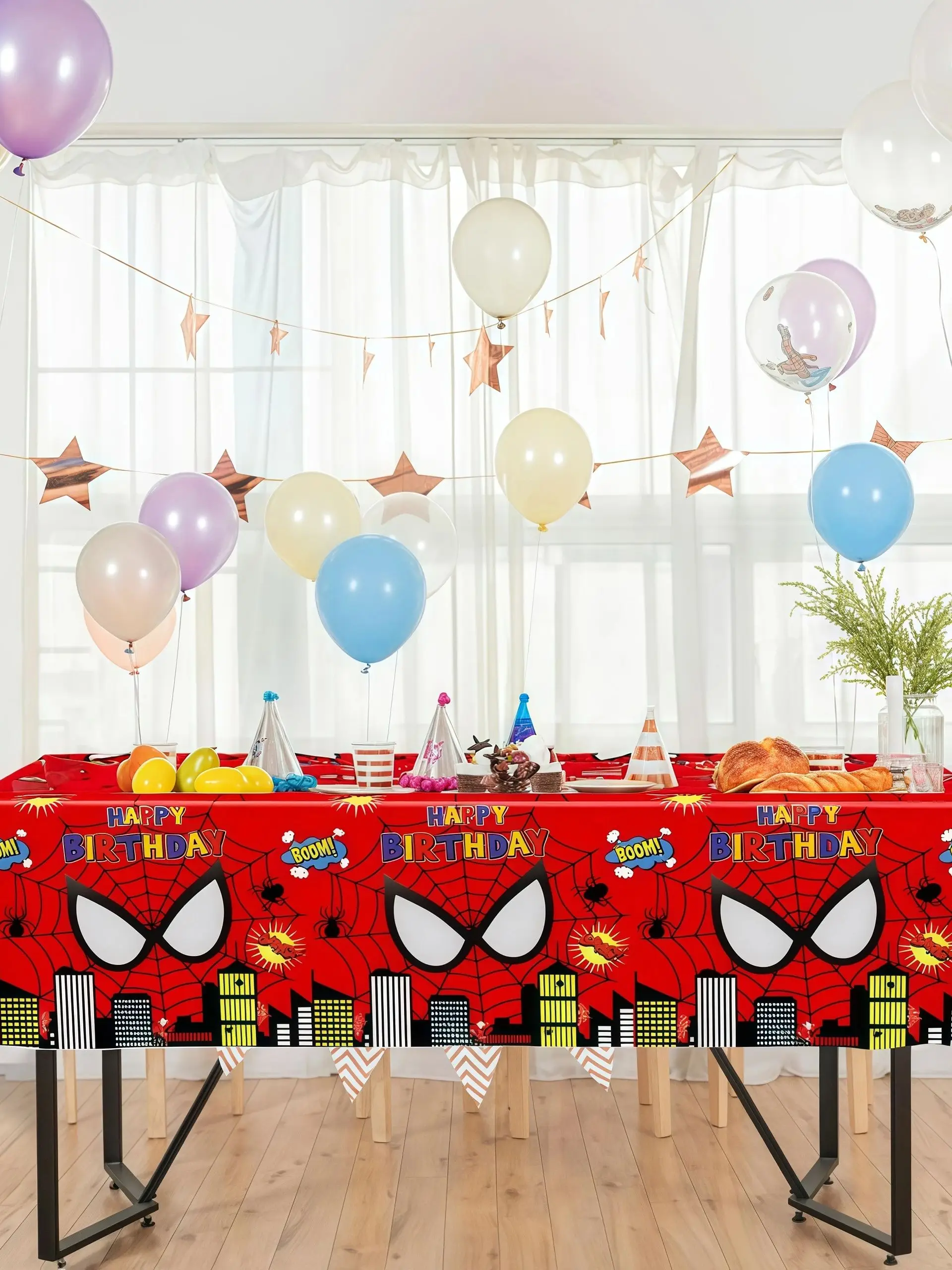 Nappe Spiderman, fournitures de fête, couverture de Table Spidey et ses incroyables amis, décor de réception-cadeau pour bébé, cadeaux d'anniversaire pour enfants