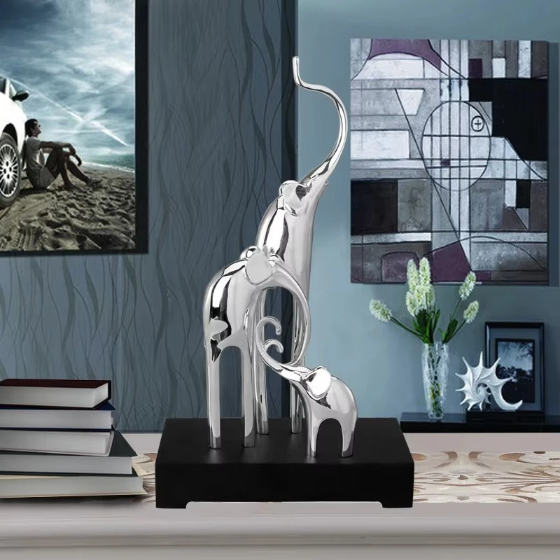 Import Items Decor for Home Abstract Resin Elephant Sculpture