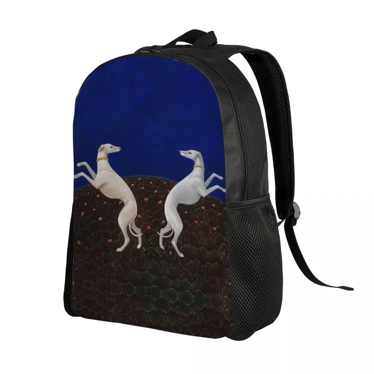 Mochila con diseño de galgo Whippet Dog para niñas, bolso de viaje escolar con diseño de Animal Sihthound, ideal para ordenador portátil de 15 pulgadas