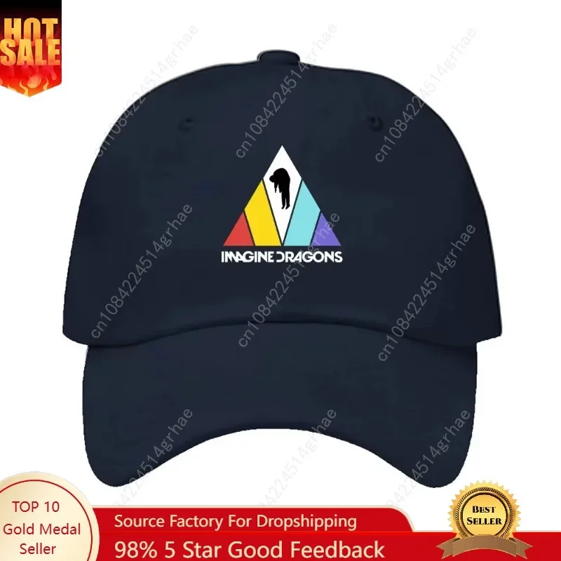 

Imagine Dragons Band Casual Baseball Cap 2025 Vegas Concert Essential Trucker Hat Sunscreen Sports Unisex-Teens Baseball Caps