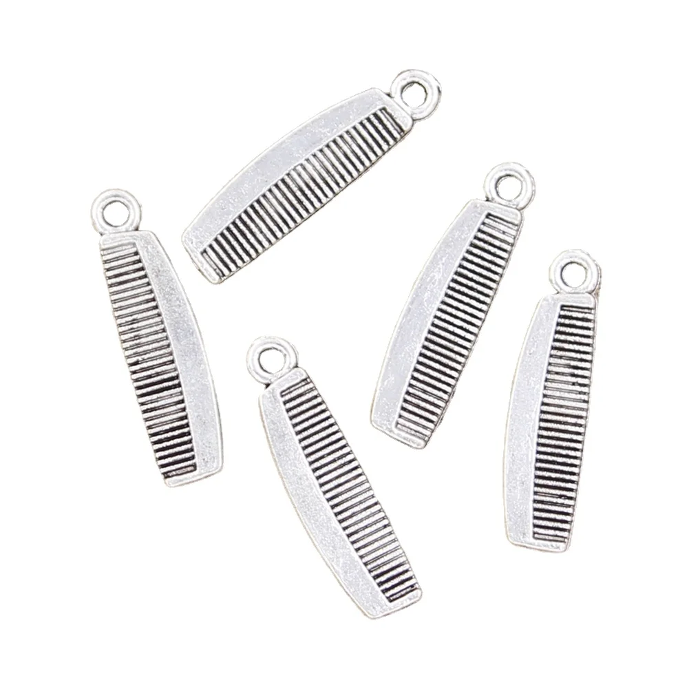 15pcs Charms Comb 16x7mm Antique Making Pendant fit,Vintage Tibetan Silver color,DIY Handmade Jewelry