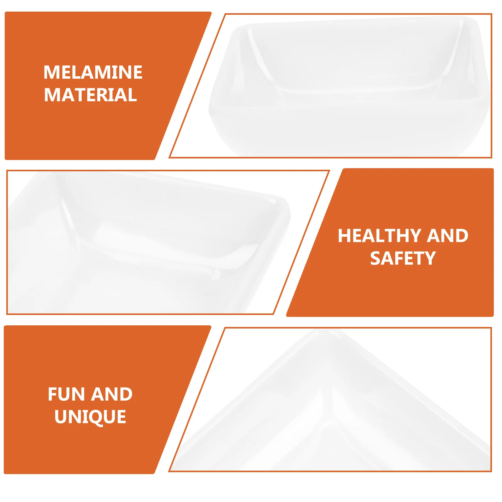 

4pcs Dipping Sauce Condiment Dish Non-Stick Small Bowl Kitchen Spice Dish Home Tableware For Sugar Salad