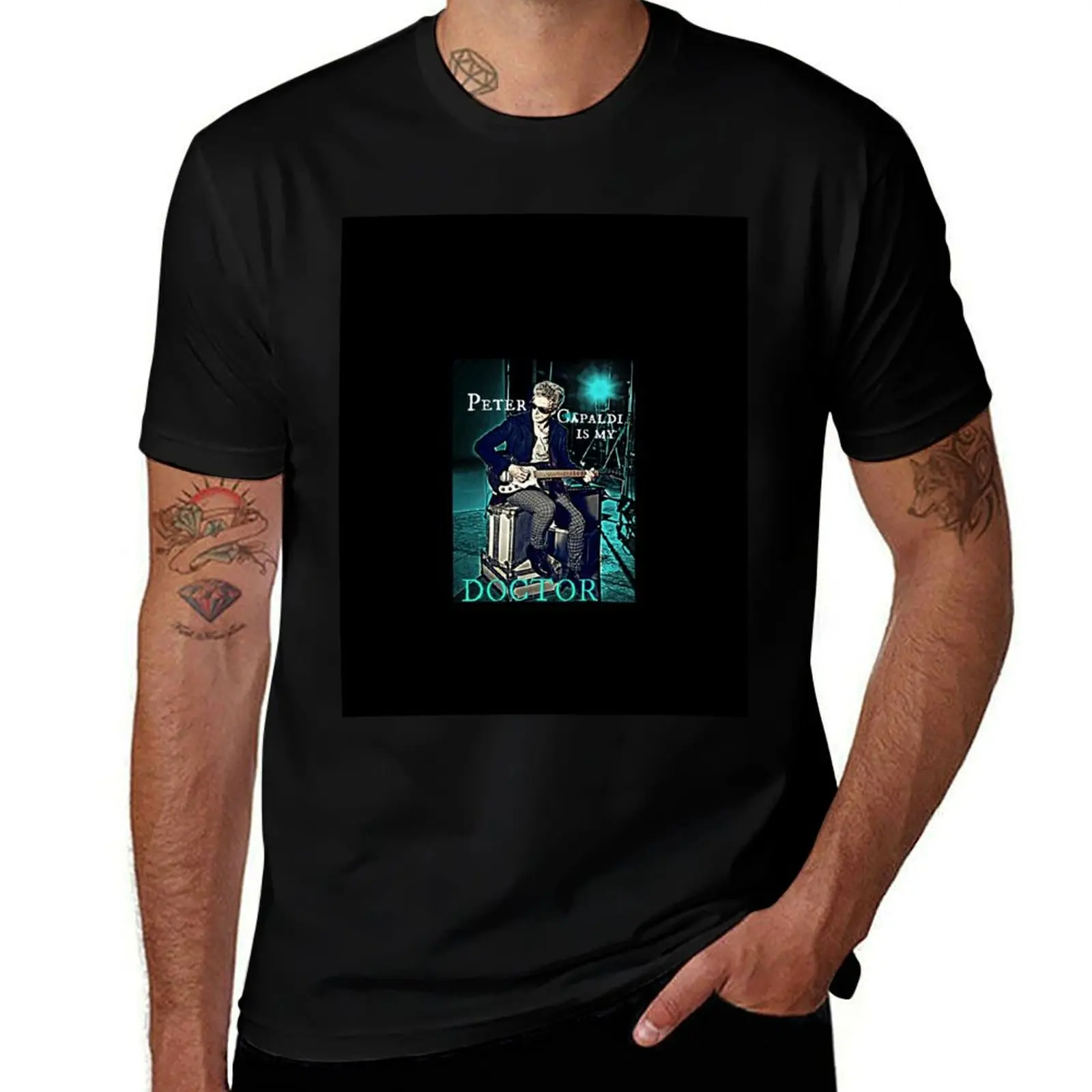 Peter Capaldi is My Doctor 73 T-Shirt Mechanic Work Tee Shirt T-Shirt
