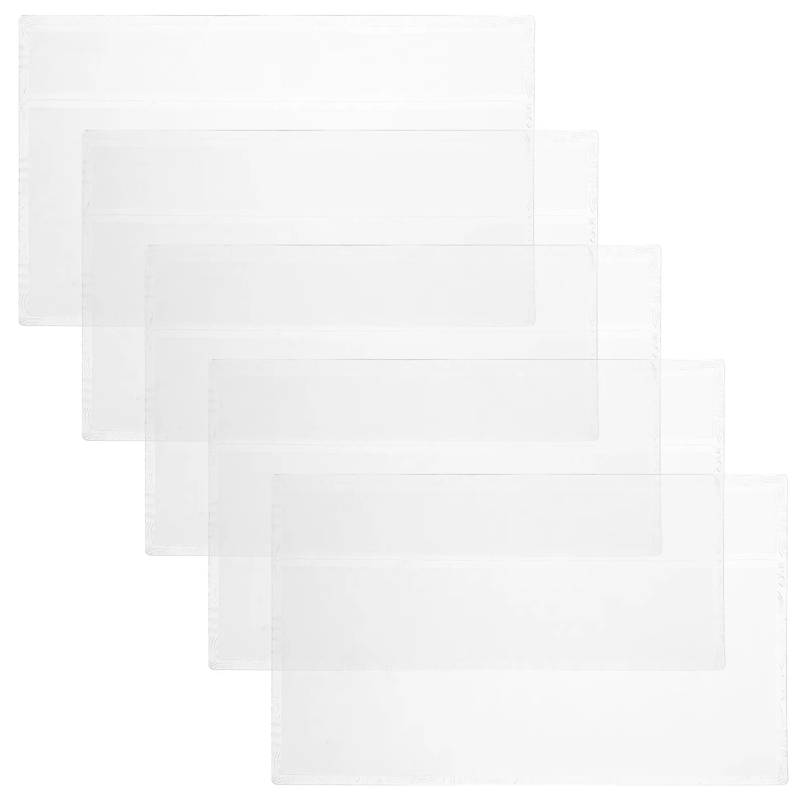 5Pcs Hard Currency Sleeves Clear Plastic Money Holders Paper Money Protector Bill Display Currency Sleeve Collector
