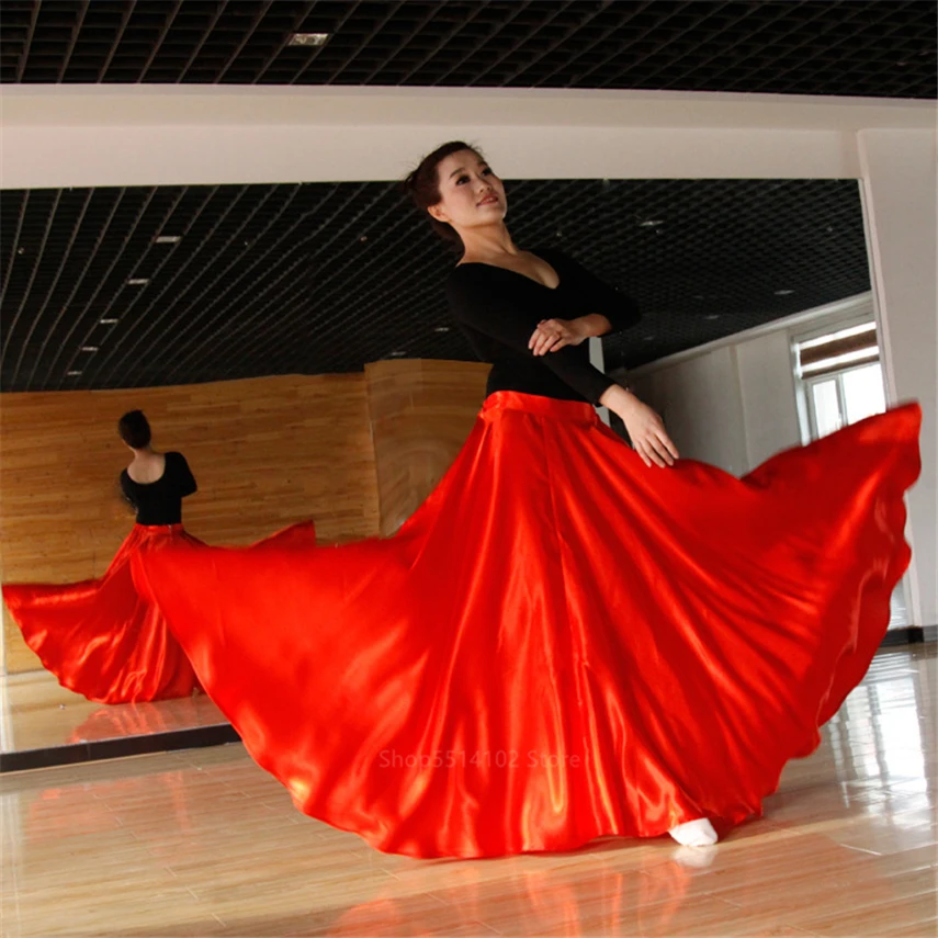 New Women Girl Spanish Flamenco Costume Customized Dress Gyspy Ballroom Festival Performance Dance Wear One Piece Bandage Skirt