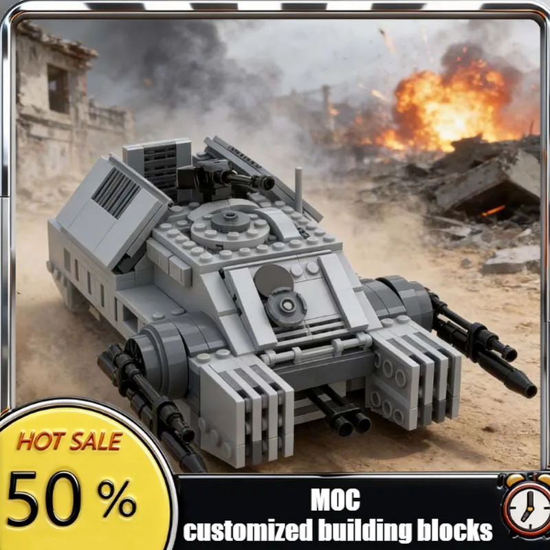 

430 PCS Armored Vehicle Bricks TXMOC-225 GAVs Suppressor MOC Customize Modular Building Block Model Simple DIY Toy Birthday Gift