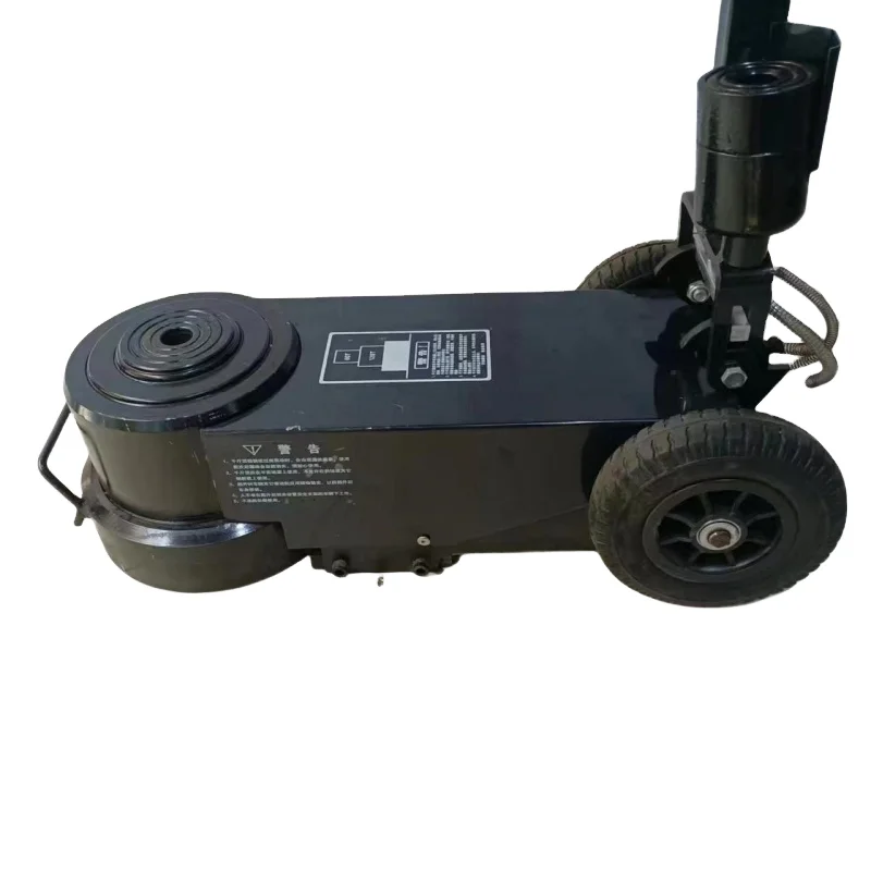 

40t Red Three-Stage Pneumatic Hydraulic Air Floor Jack Easy-to-Use Steel Jack for Heavy Trucks and Buses