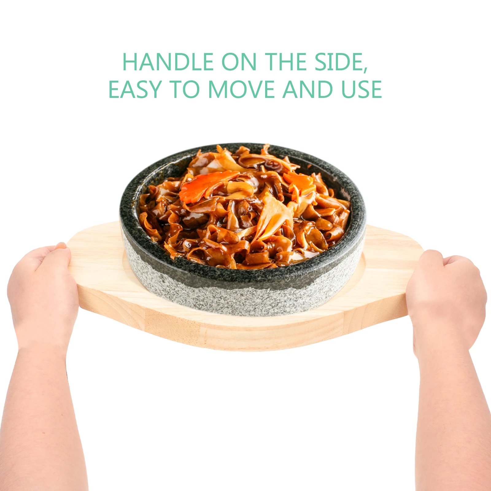 

Wooden Placemat Heat Insulation Mats Coaster Cushion Anti Skid Table Board Decorative Dish Pad Casserole Mats Durability Round
