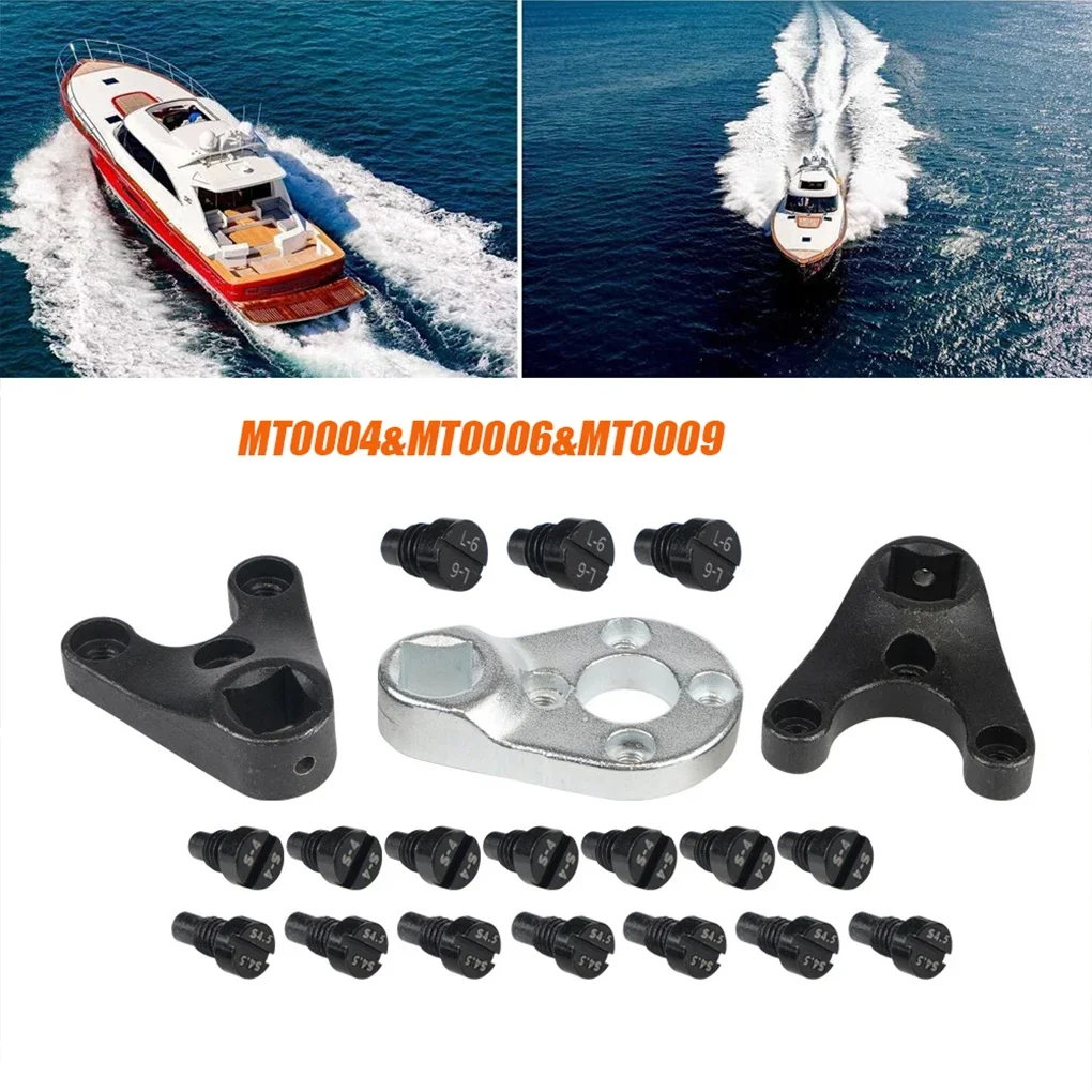 Metal Outboard Adjustment Tilt Pin Wrench Tool Set MT0004, MT0006 and MT0009 for Yamaha Suzuki All Seastar Hydraulic End Caps