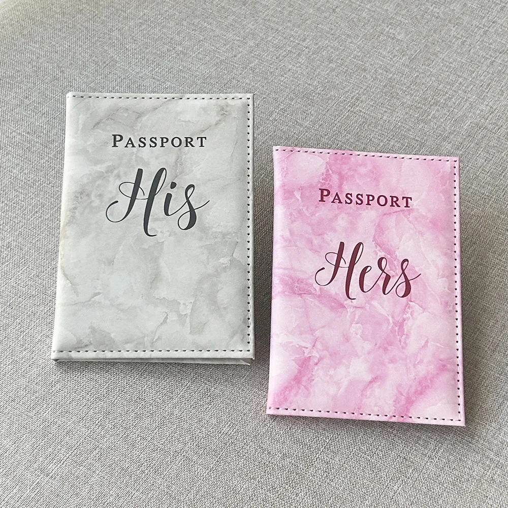 Personalised Mr and Mrs Passport Covers with Customized Name Passport Holder customized passport cover for couples