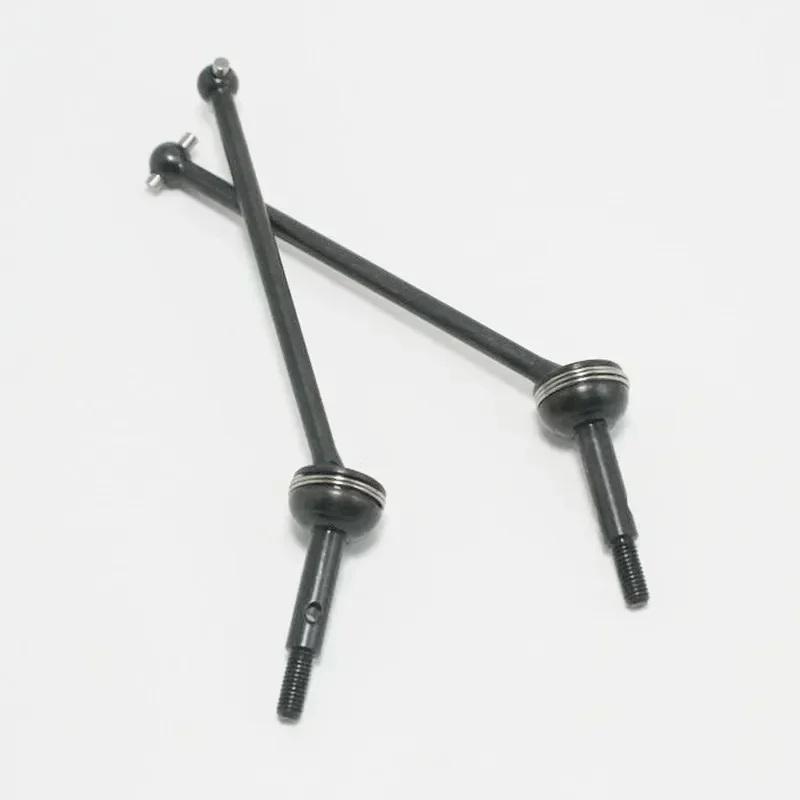 Eixo de acionamento cvd universal dianteiro e traseiro de aço, 2 peças/4 peças para wltoys 144001 124018 124019 rc, peças de atualização de carro, acessórios