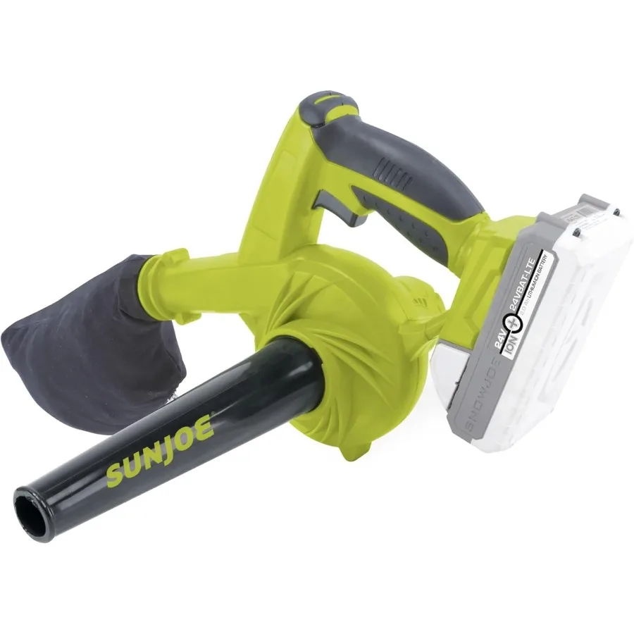 منفاخ متجر العمل IONMAX 24 فولت وشاحن بطارية مفرغ أخضر أسود يعمل بالطاقة الكهربائية أدوات الحديقة المحمولة 24VWSBLTE للتأثير