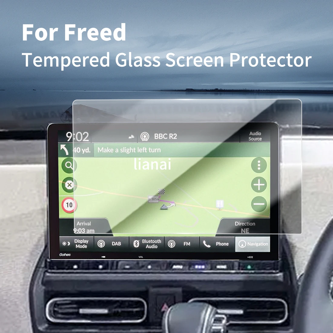 

Carplay Screen Protector Tempered Glass Protective Film Navigator Aut Car Stickers Accessories For24 Honda Freed
