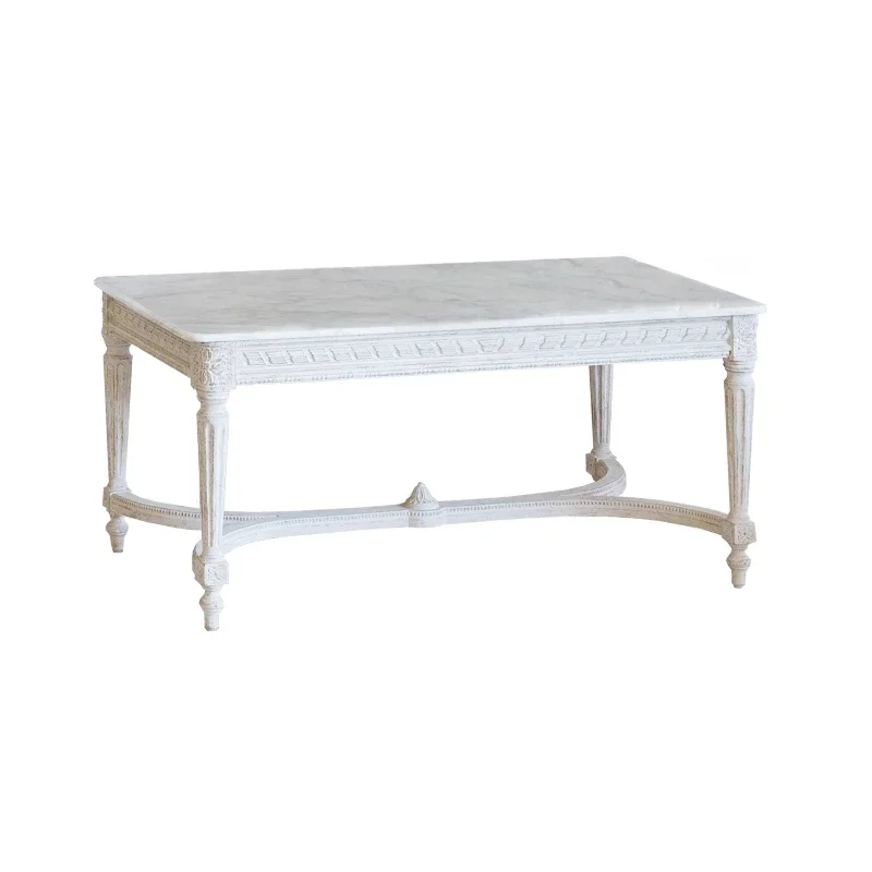 Solid wood rectangular coffee table dining home bar furniture