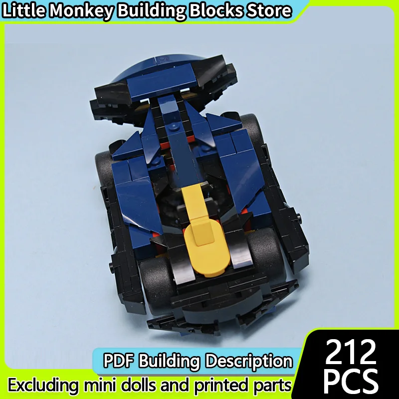 

Speed Racing Car Model MOC Building Bricks Concept Formula Racing Modular Technology Children Holiday Gifts Assemble Toys Suit