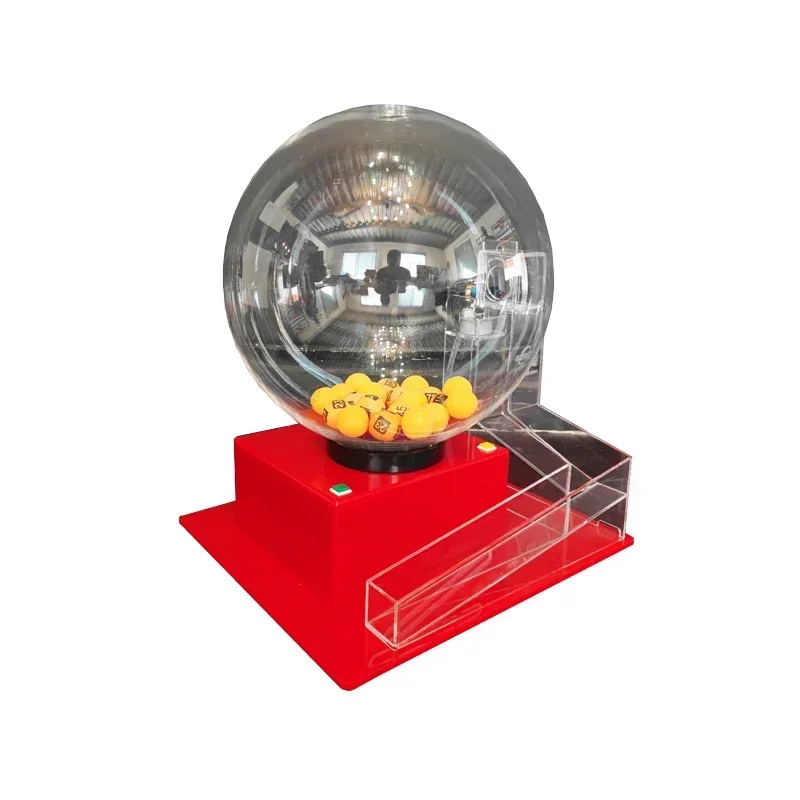 Maquina de loteria de bolas  doble color equipo electronico tocadiscos 60 bolas 100 totalmente automatico