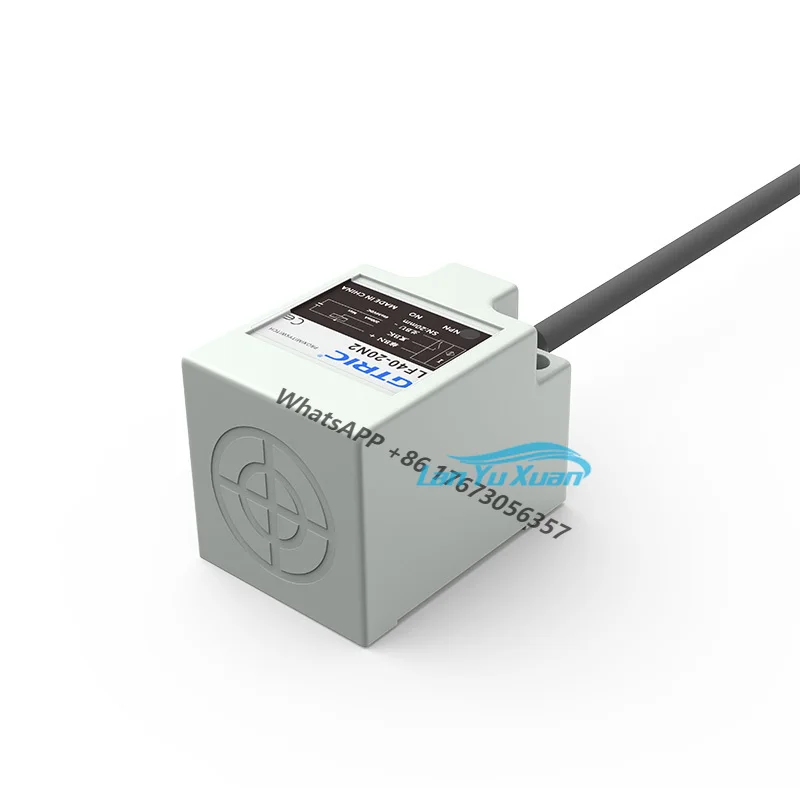 

2 Pieces GTRIC Square Proximity Switch 10-30VDC 3-wire NPN PNP IP67 Sensing Surface 40*40mm Inductive Sensor