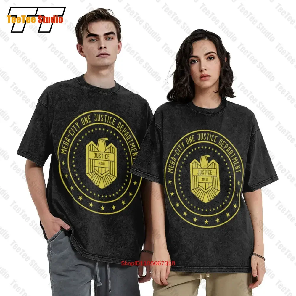 Mega City One Justice Dept Logo Ii - Judge Comic Dredd Department Eagle Shirt JY3D
