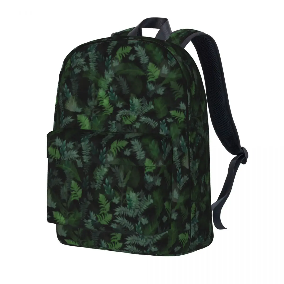 Tropical Leaf Backpack Modern Foliage Trekking Backpacks Men Design Print School Bags Streetwear Rucksack