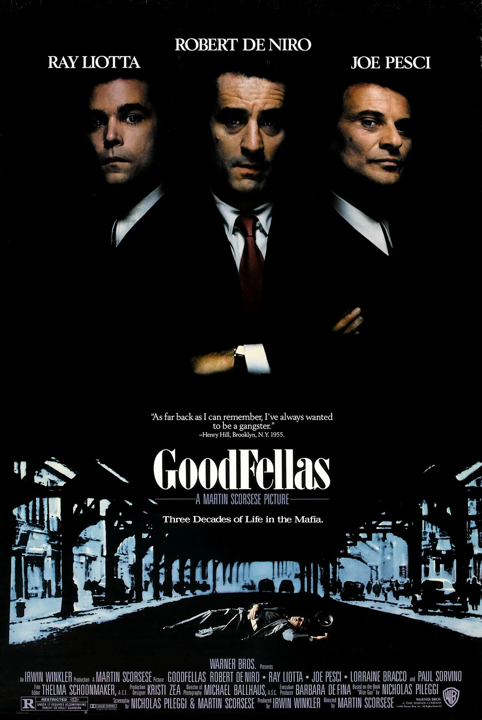 Al Pacino Movie GoodFellas (1990) Silk Poster Home Decorative Wall Painting