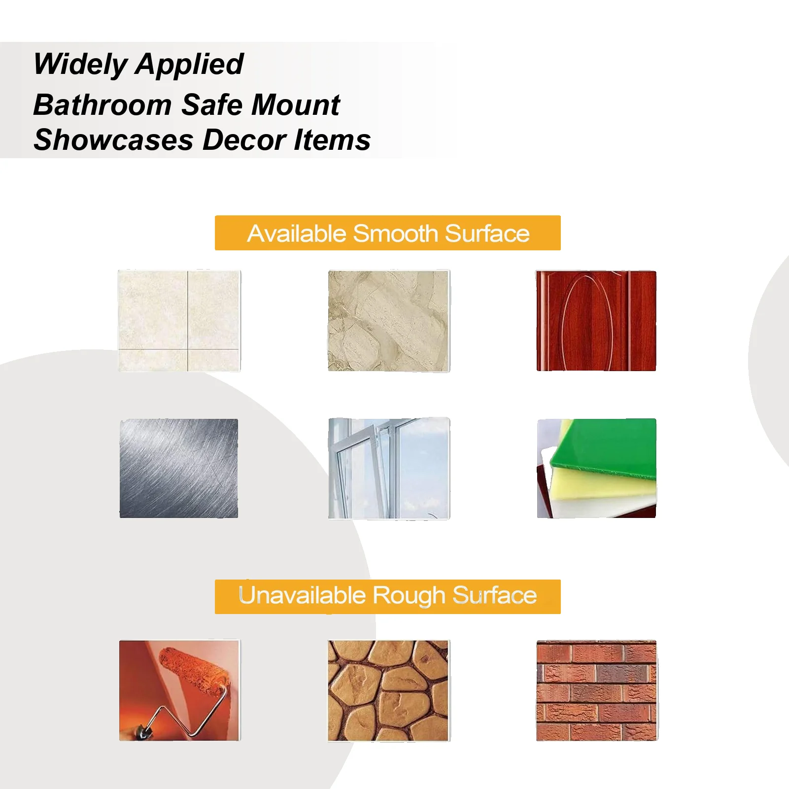 

Speaker Shelf Wall Mount 2 Pieces Acrylic Small Adhesive Shelf Home Decor For Monitor Security Router Phone Speaker Projector