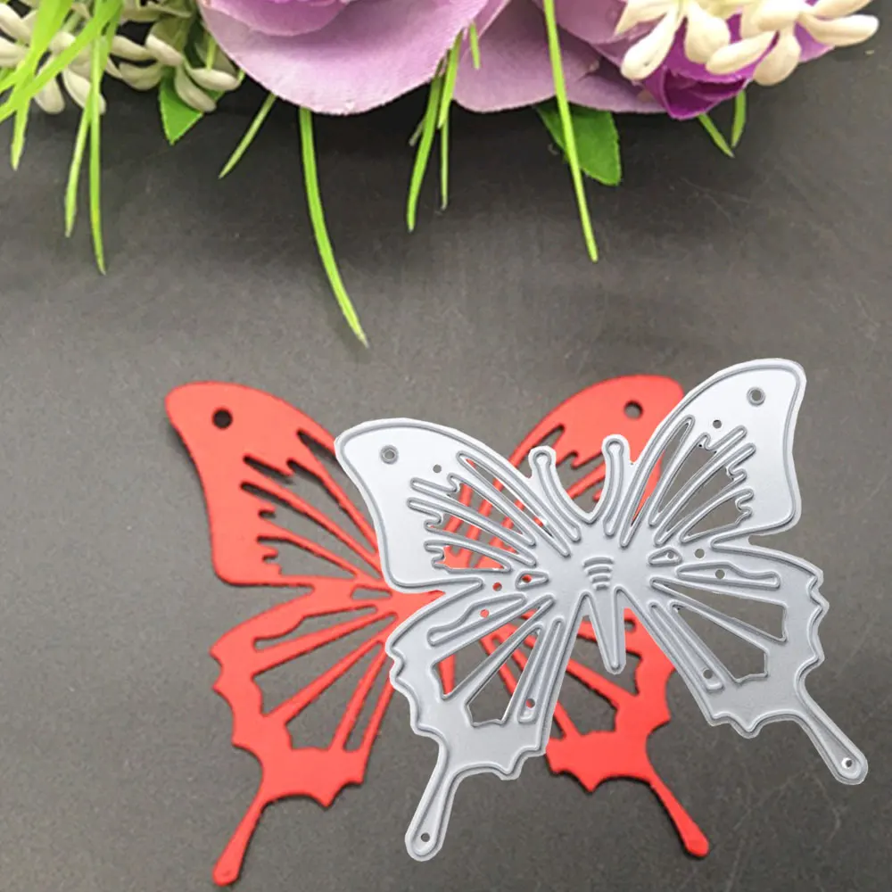 1Pc Butterfly Metal Cutting Dies Stencil Scrapbooking Photo Album Card Paper Embossing Craft DIY Label Christmas Stamps and Dies