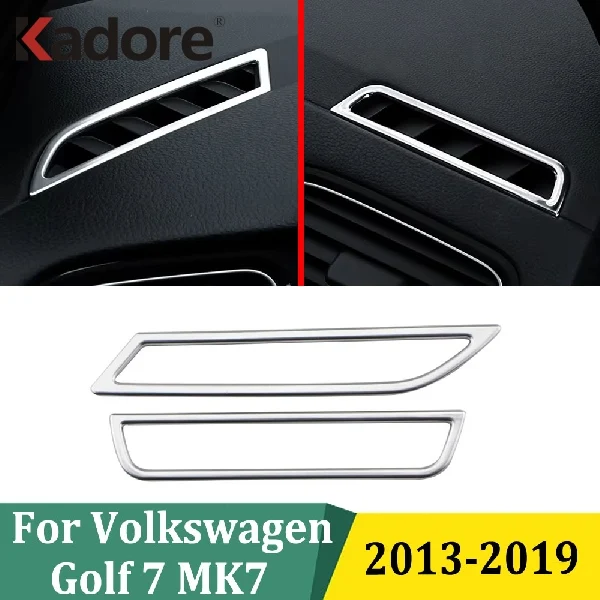 

For Volkswagen VW Golf 7 MK7 2013 2014 2015 2016 2017 2018 2019 Front Air Vent Cover Trim AC Outlet Frame Car Accessories
