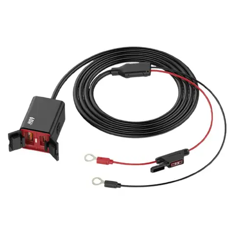 Водонепроницаемый USB-C Адаптер Для Быстрой Зарядки 60W PD+QC3.0 Для Мотоциклов, Мобильных Телефонов, Автомобилей, 12В/24В