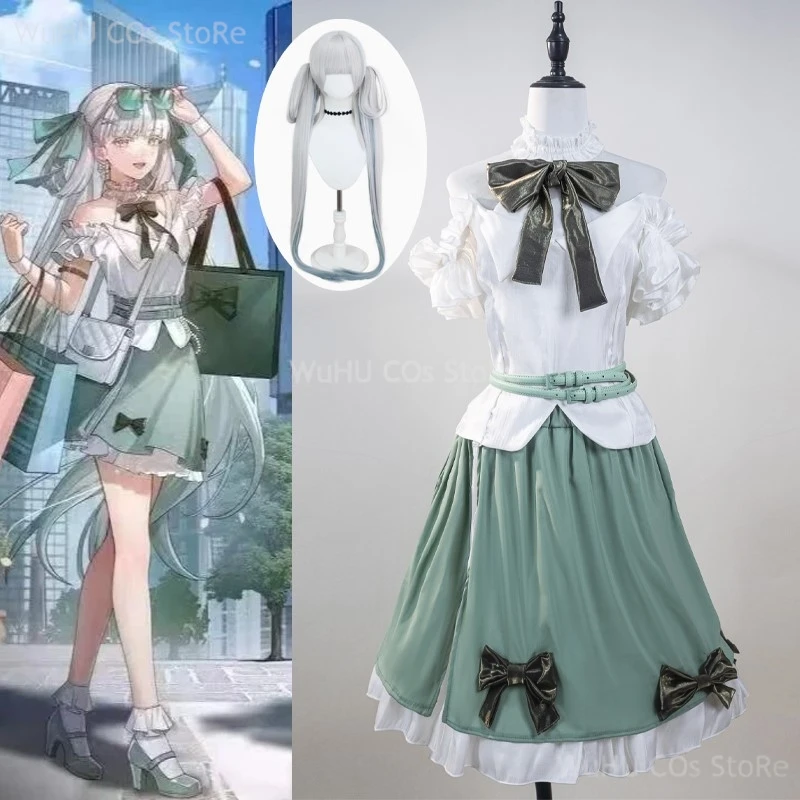 

Game Wuthering Waves Jinhsi Game Korea Suit Sexy Lovely Dress Uniform Cosplay Costume Halloween Party Role Play Women Lolita