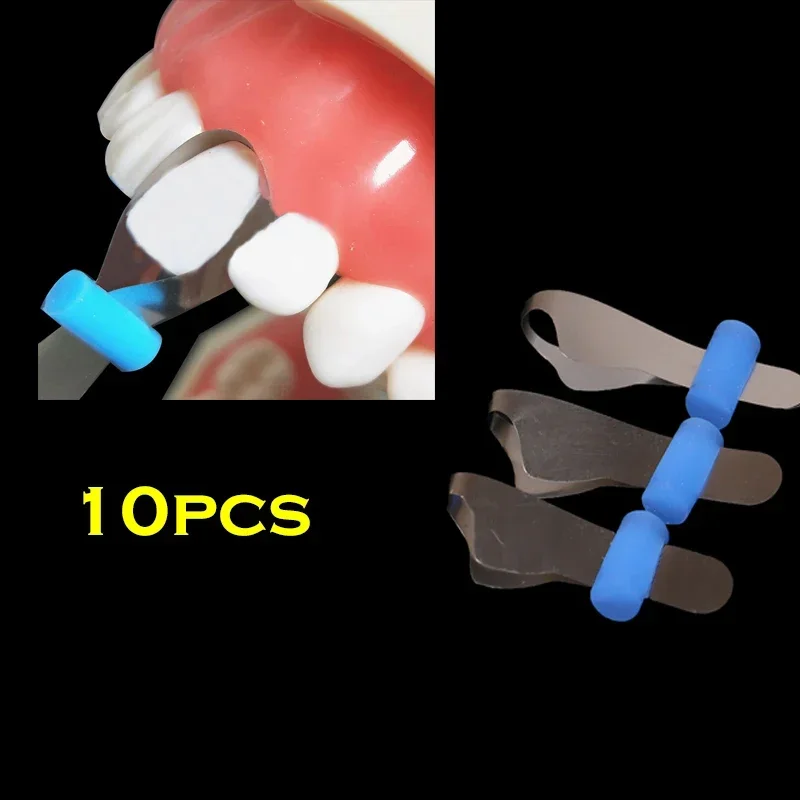 

10Pcs Dentist Matrix Material Dental Twin Anterior Matrices Matrice Polyester