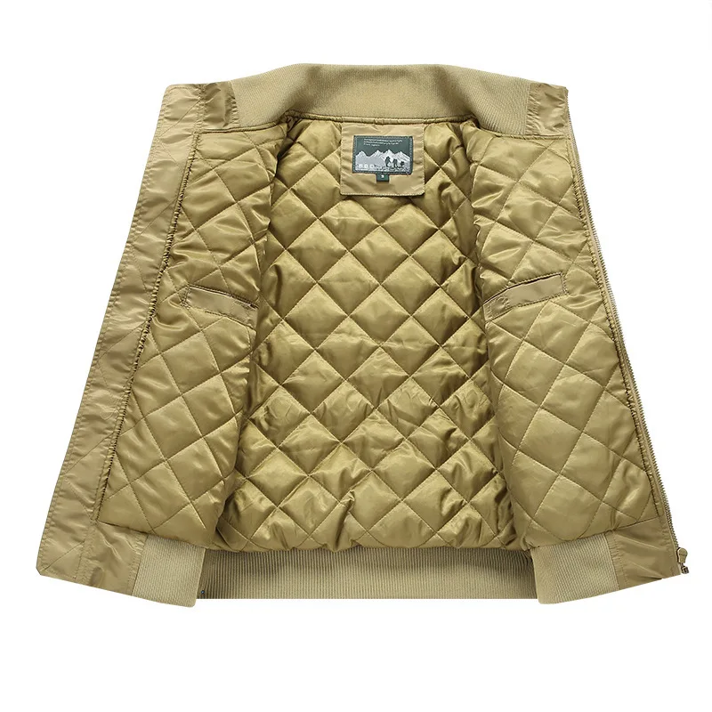 Chaqueta bomber MA1 invierno para hombre con relleno de algodón - imagen 5