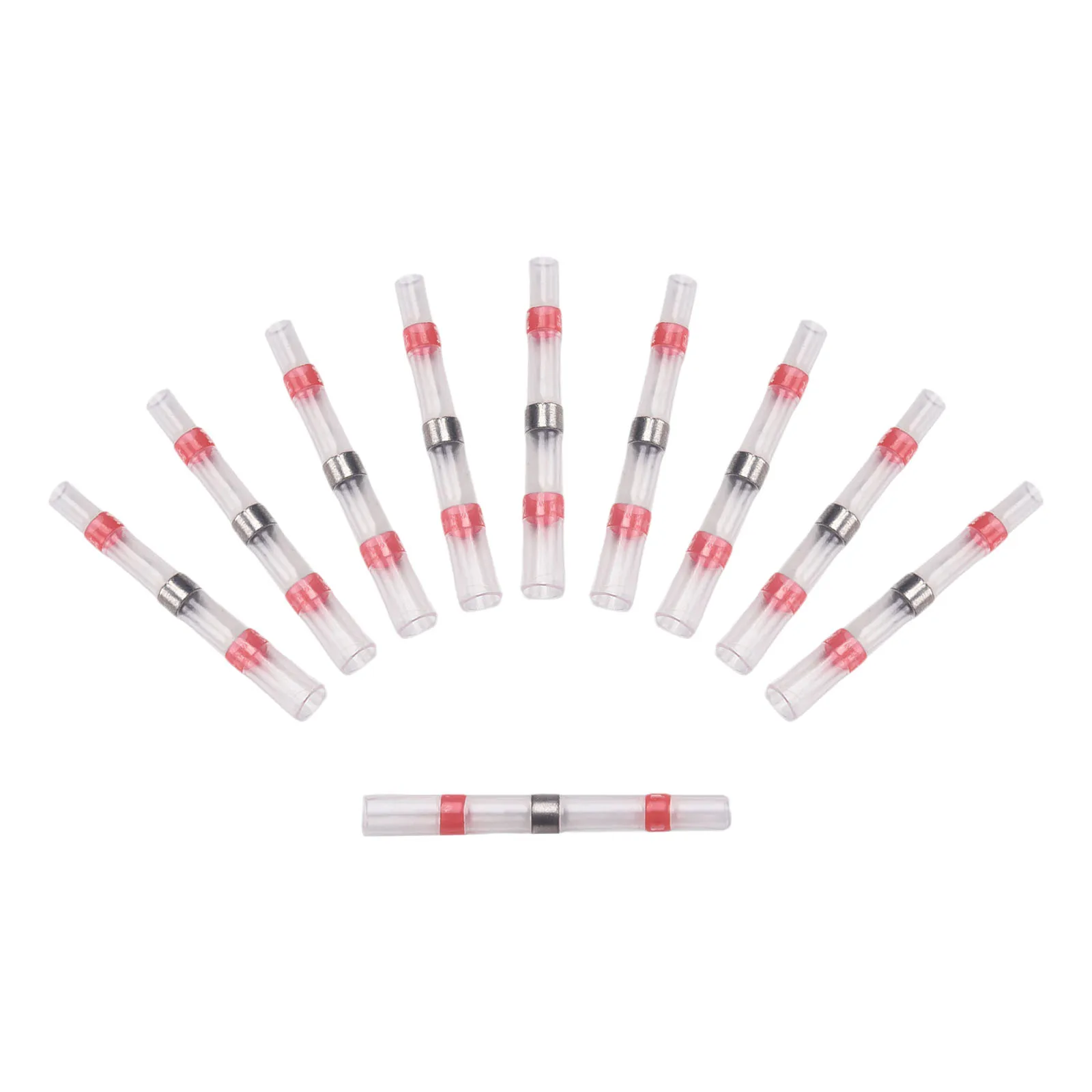 

400 Pcs Solder Seal Sleeve Heat Shrink Butt Wire Connectors Terminal Waterproof Kit 100% Brand New And High Quality