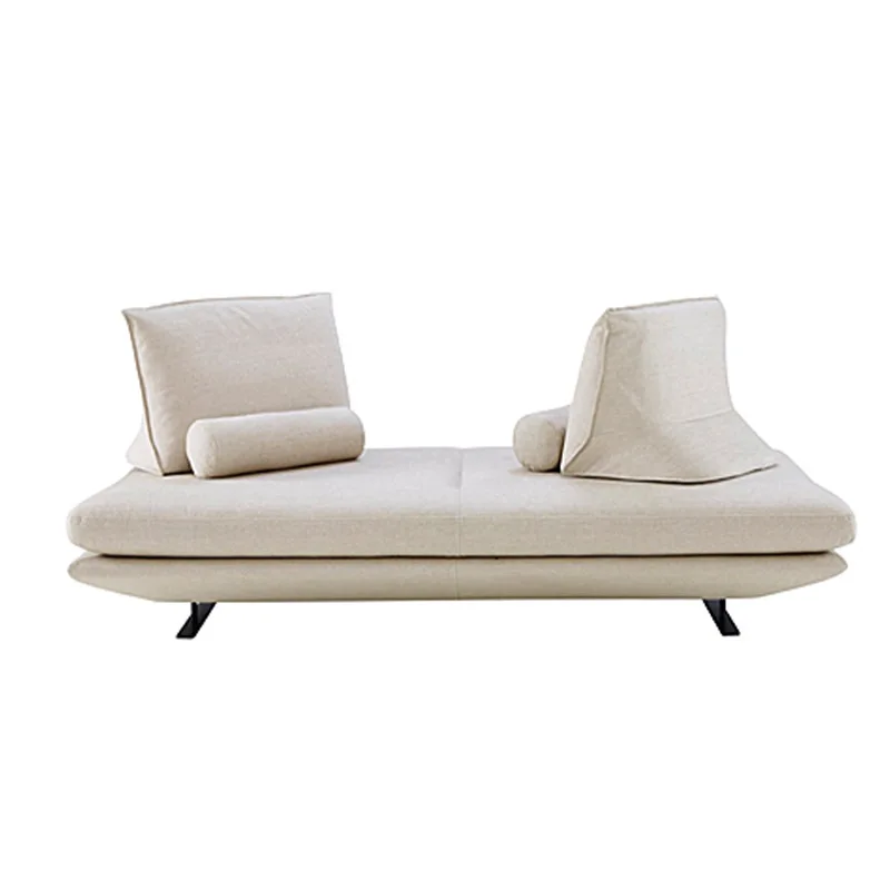 

Living room sofa without armrests double-sided fabric without backrest two-sided small apartment