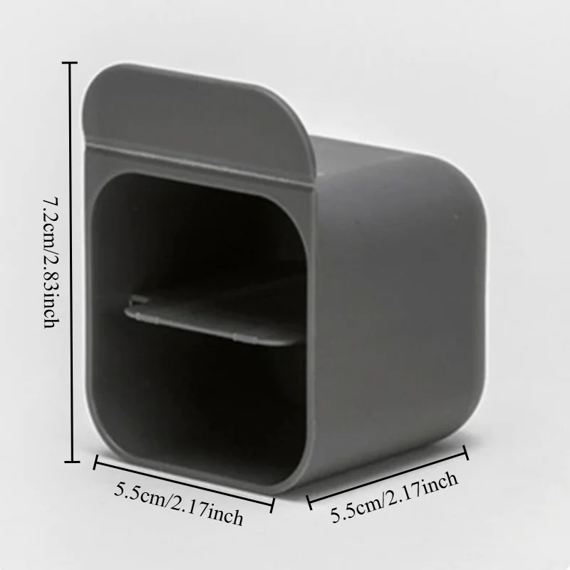 Multi Functional Desktop Display Pocket Pen Holder, Office Desk Stationery Pen Box, Adhesive Small Item Storage Tube image 4