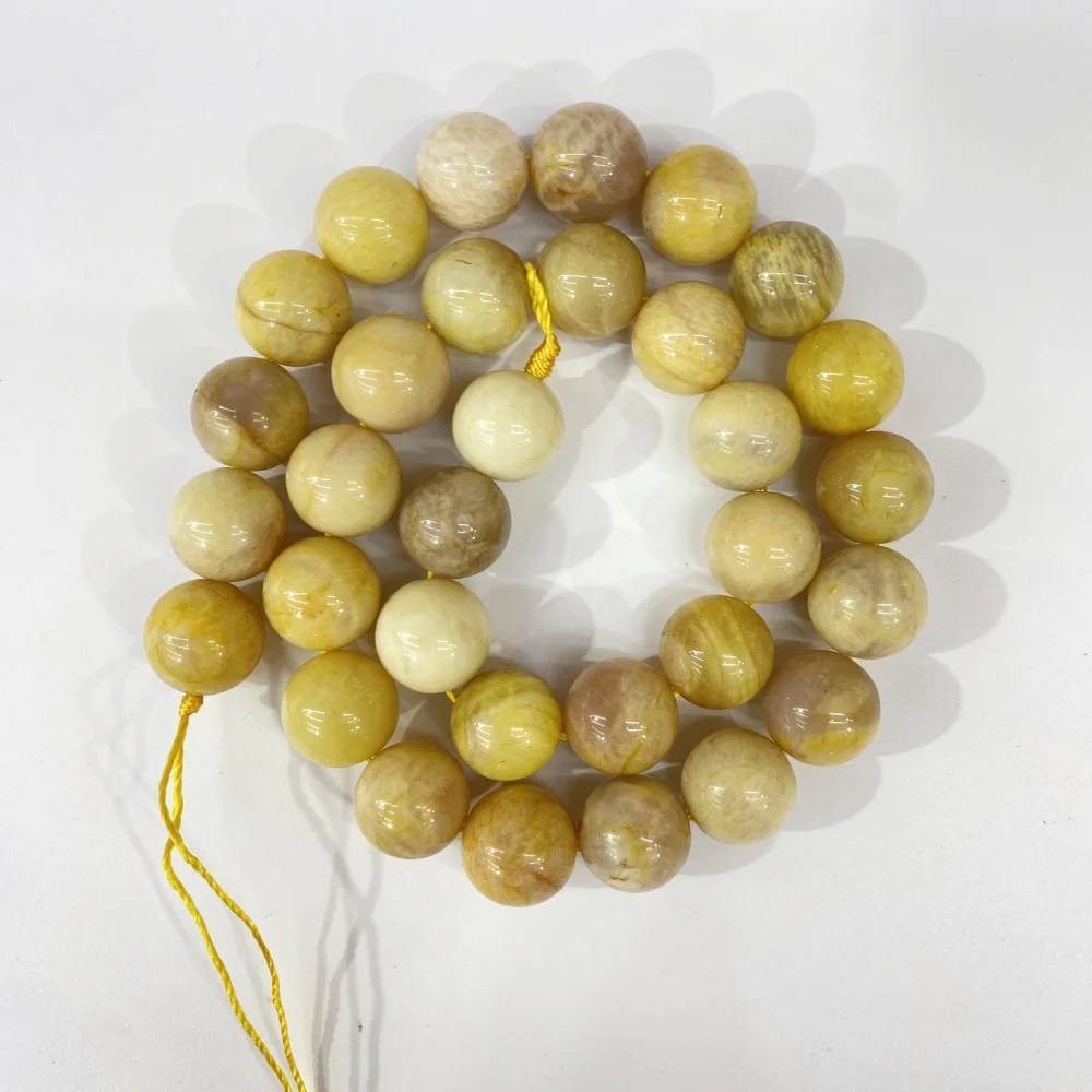 10 12 14mm Natural Stone sun stone beads Agate Semifinished Loose beads For jewelry making DIY Necklace Bracelet Accessories