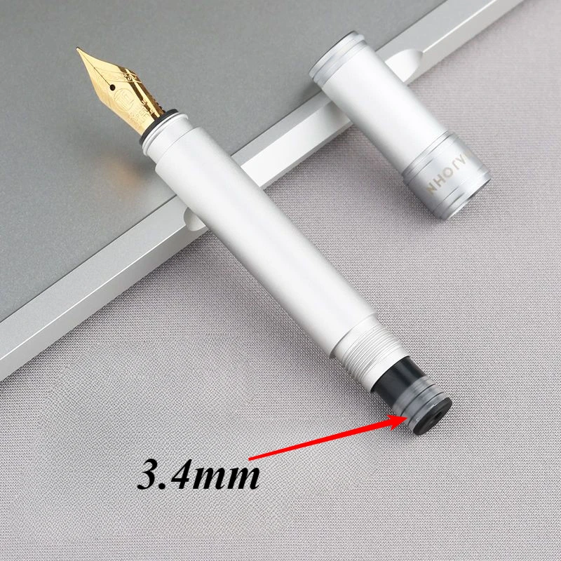 Moonman Majohn Aluminum Alloy Portable Mini Fountain Pen Fine EF F 0.38MM 0.5MM for Adult Students School Office Calligraphy Pen