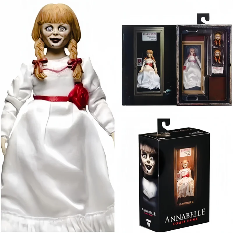 Hot Sale High Quality Annabelle Figure Comes Home Annabelle Figure Action Figure Horror Model Toy Doll Decoration Christmas Gift