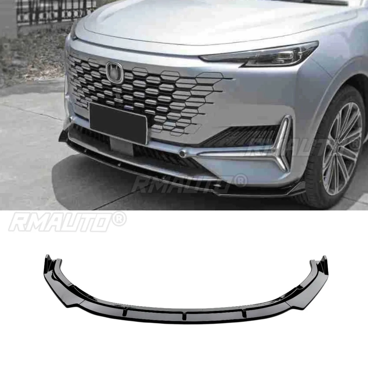 

Car Front Bumper Lip Diffuser Spoiler Glossy Black Modification Part for Chang'an UNI-K 2021-2023 Bumper Protector Body Kit