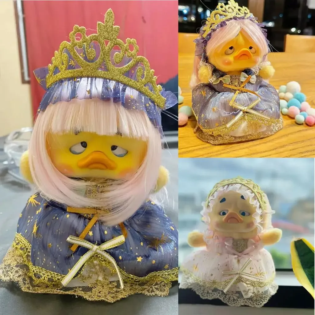 Doll Clothes for Upset Duck 20cm Cotton Plush doll Clothing  princess court style dress Girls Birthday Gift