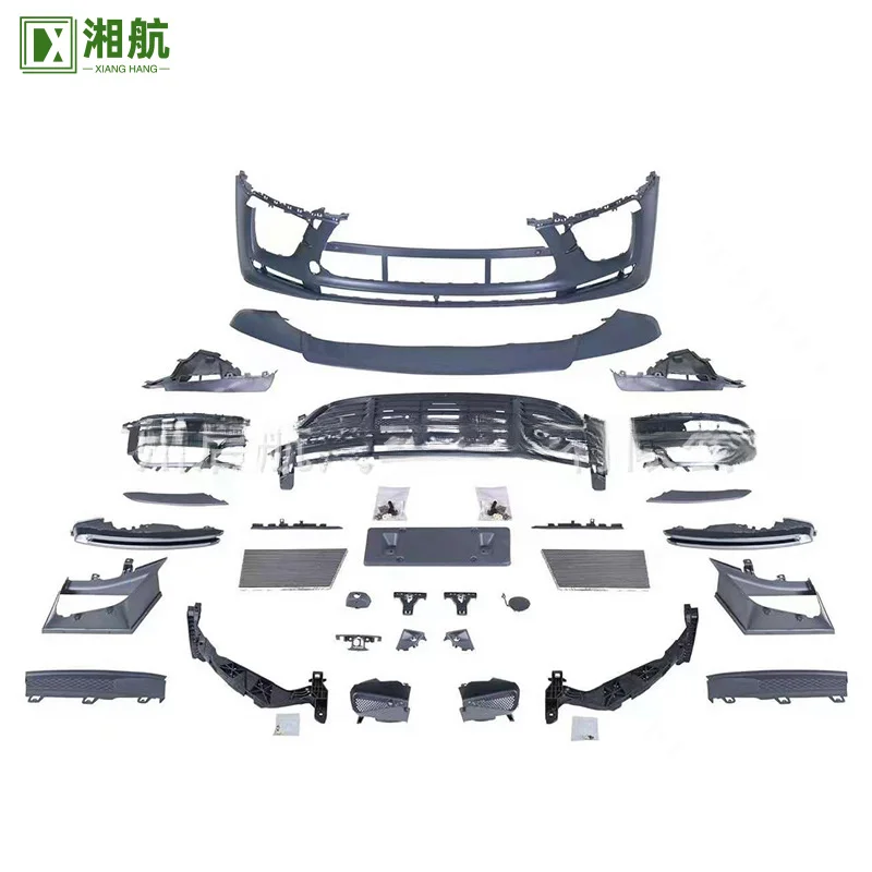 

Подходит для Porsche Macan 14-23 Old to New Turbo, комплект обновления модификации переднего бампера в сборе