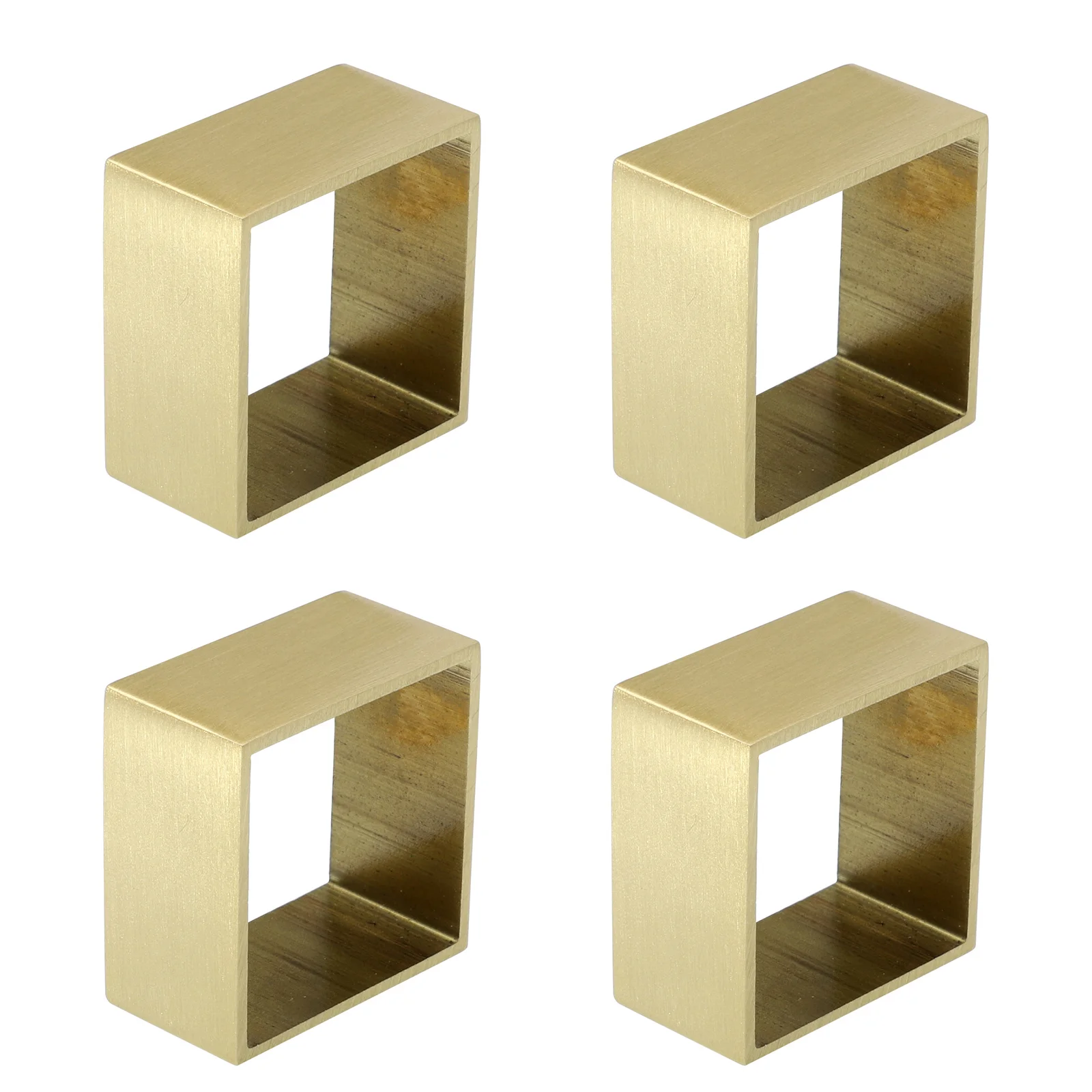 

4 Pcs Furniture Copper Feet Chair Foot Legs Square Cover Table Protective Protector Home Protection