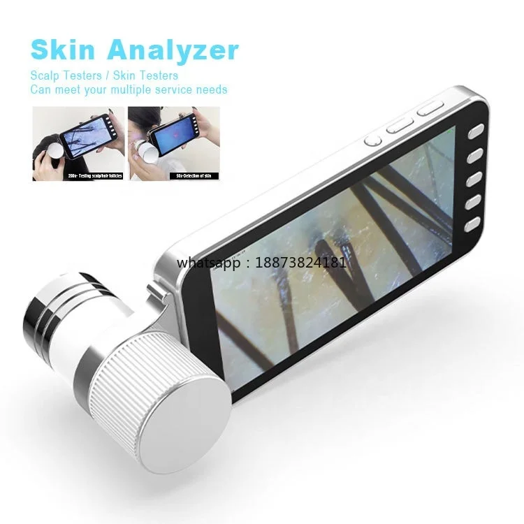 Meiboyi البسيطة التحقيق العروة رئيس محلل فروة الرأس معدات صالون تجميل الماسح الضوئي المحمولة آلة تحليل الشعر الشحن السريع #1