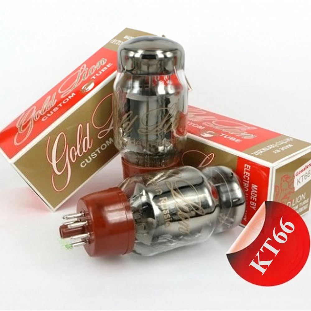 

GOLD LION KT66 Vacuum Tube Replacement 6L6 5881 6P3P EL34 Factory Test Matching DIY Amplifier Audio Valve