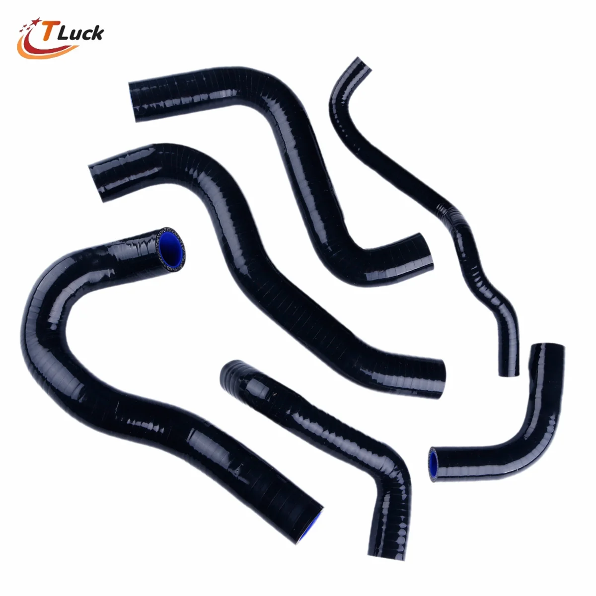 6PCS For Suzuki Bandit GSF 1250 S GSF1250 2007-2016 Silicone Radiator Coolant Tubes Hose Pipe Parts Kit