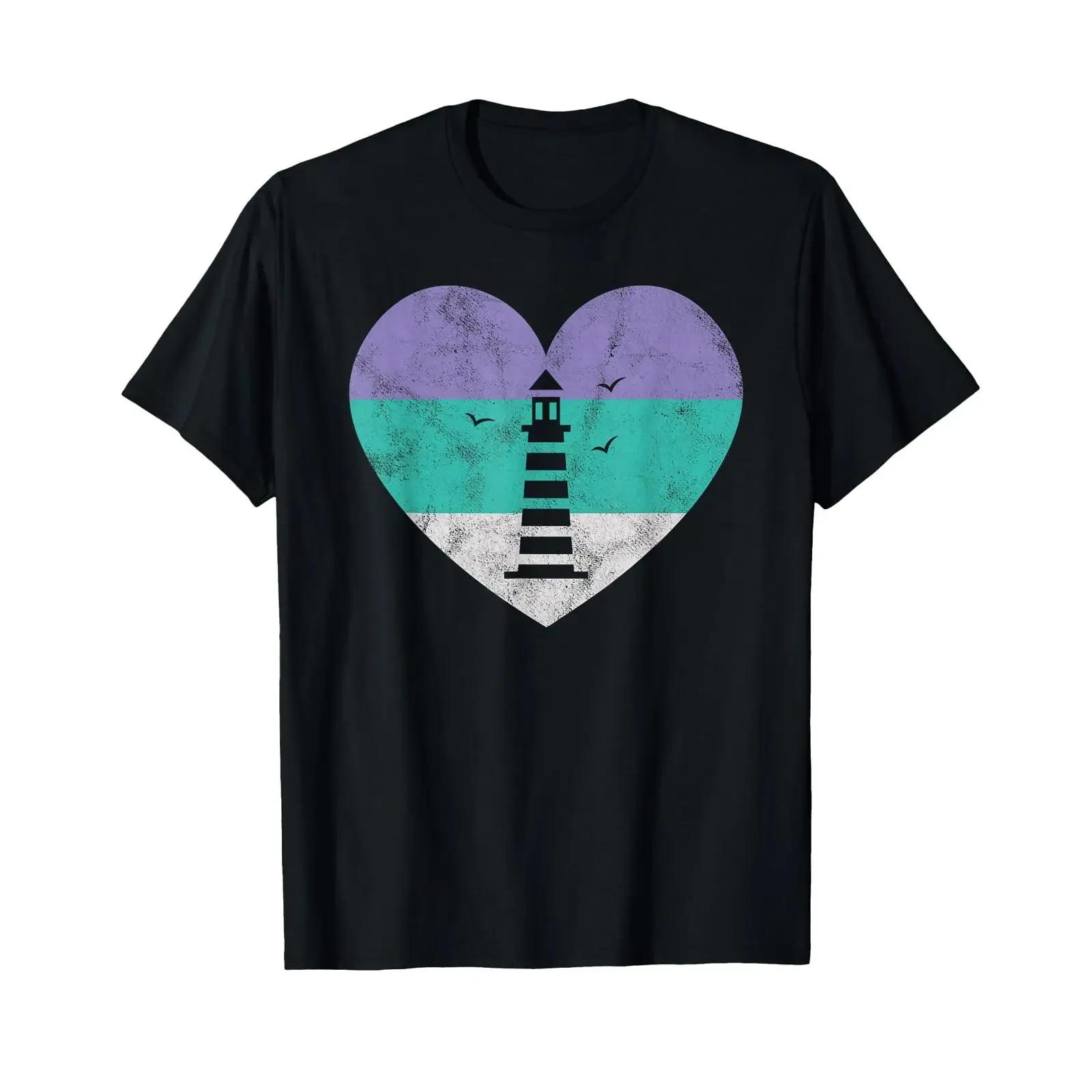 Lighthouse Boating For Women Girls Retro Cute T Shirt vintage Washed graphic Unisex Soft Breathable designer clothes Stretched