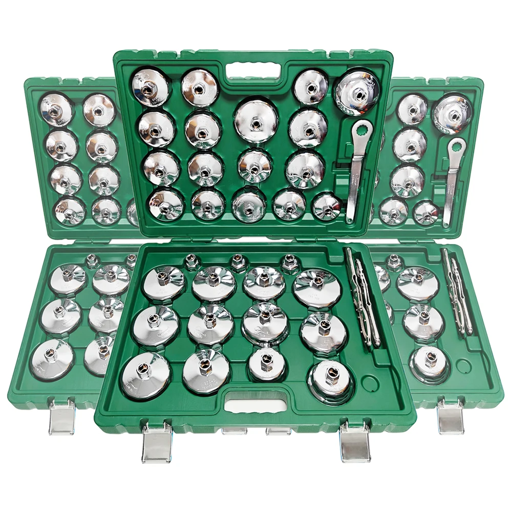 New 35PCS Universal Auto Tools Cap Type Oil Filter Removal Wrench Socket Attachment Set Oil Filter Special Wrenches