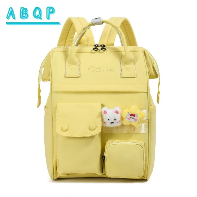 New Diaper Bag Backpack Luxury Brand Cartoon Cute Baby Diaper Bag Backpack Large Capacity Fashion Portable Baby Bag High Quality