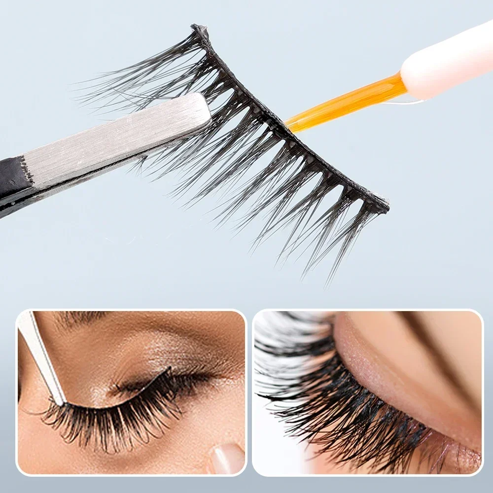 Quick Dry Eyelash Glue False Eyelash Extension Makeup Tools Long Lasting Waterproof White Transparent Eye Lashes Strong Adhesive