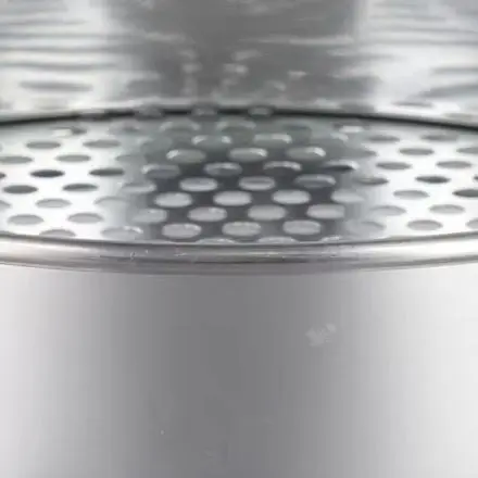 Metal Home Garden Plants Riddle Soil Sieve, Silver Color, 6mm/7mm/12mm Hole Size, Effective Coarse Material Separation